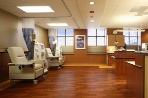 Dialysis treatment rooom